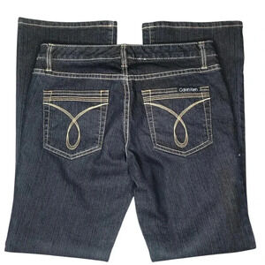 Calvin Klein Jeans- Women’s Dark Wash Flare Jeans Size 6
